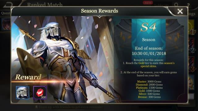 Arena of Valor Adds Ranked Season 4 Changes
