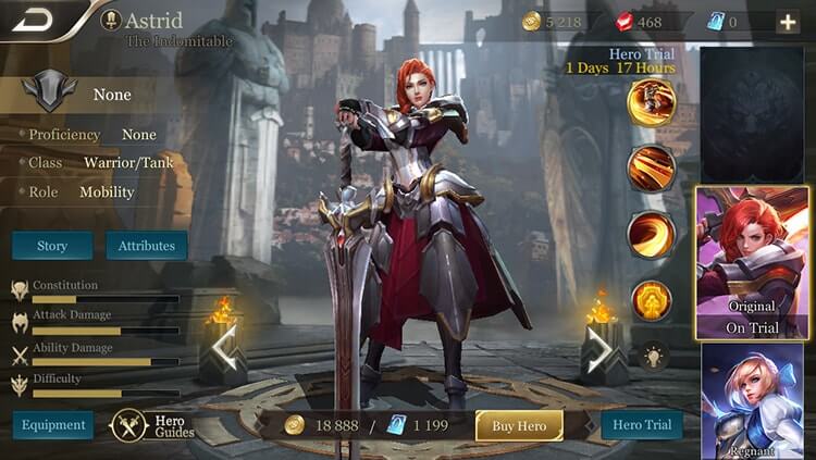 Arena of Valor: Astrid, The Indomitable Preview