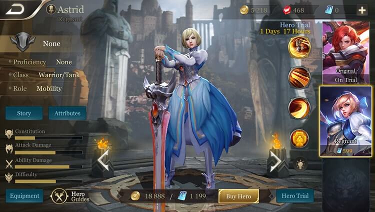 Arena of Valor: Astrid, The Indomitable Preview