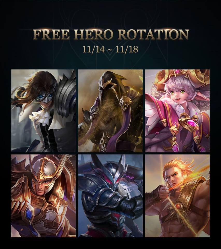 Free Hero Rotation, Week of November 14th
