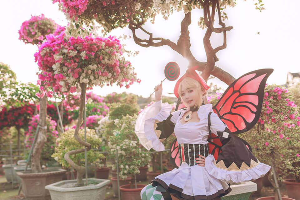 Cute Papillon Krixi Cosplay by Michong