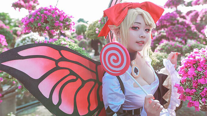 Cute Papillon Krixi Cosplay by Michong