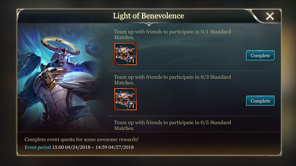 Light of Benevolence in Arena of Valor