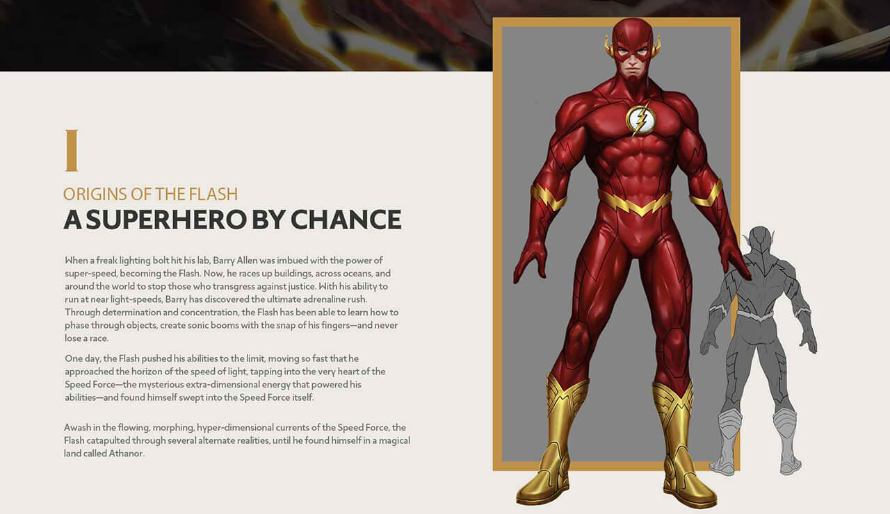 Design Concept The Flash, The Fastest Man Alive - Origins of The Flash