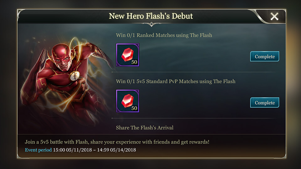 The Flash Debut Event Screenshot 2