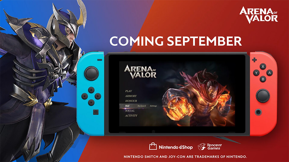 Arena of Valor Launches on Nintendo Switch Next Month