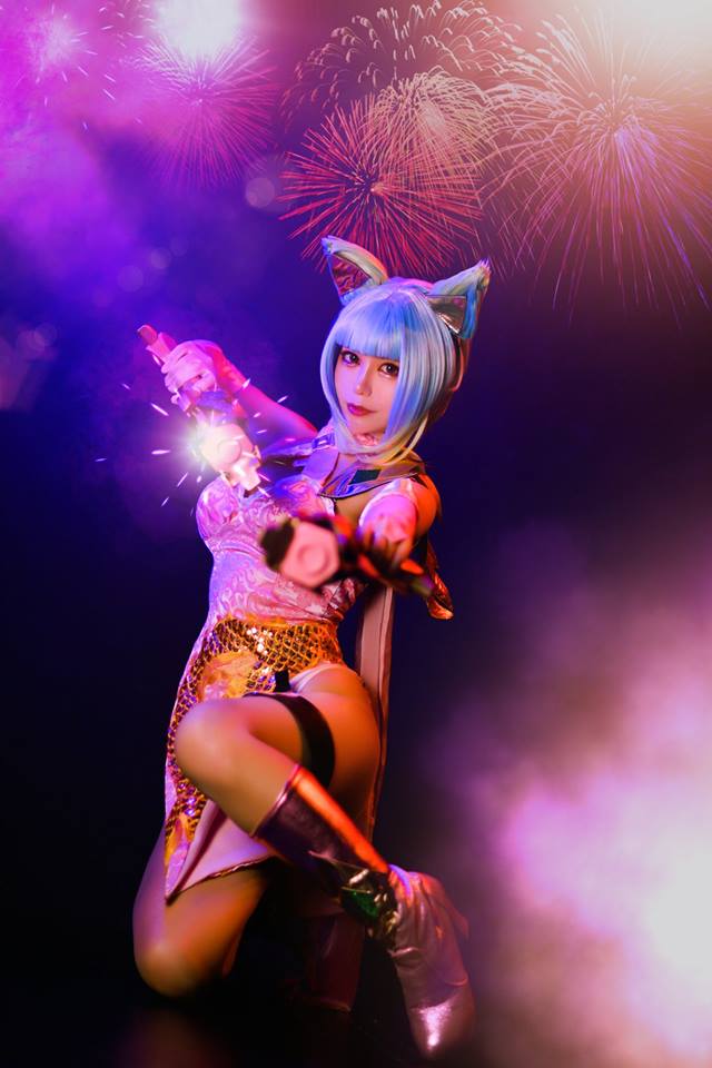 Beautiful Violet Trigger Happy: Golden Dragon cosplay by HedY 4
