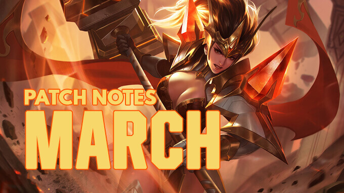 March 2019 Update Patch Notes