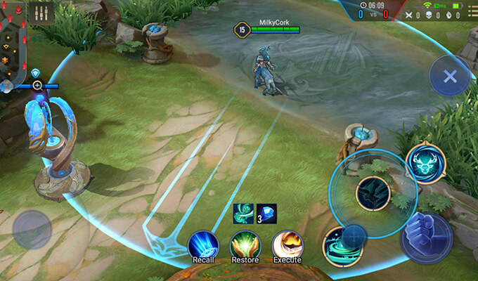Arena of Valor camera moving with indicator