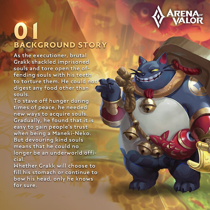 Grakk Maneki-Neko Background story