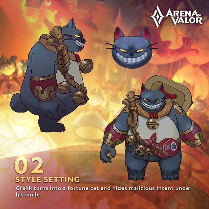 Grakk Maneki-Neko Style Setting