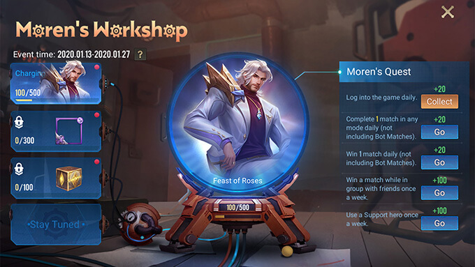 Moren's Workshop January 2020 Quests