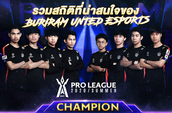 Buriram United Esports are RoV Pro League Summer 2020 champions