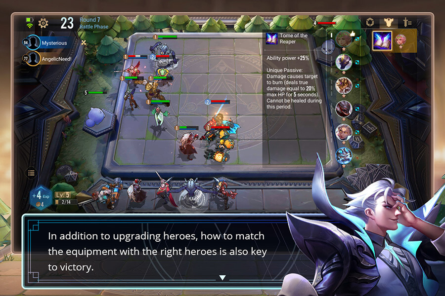 In addition to upgrading heroes, how to match the equipment with the right heroes is also key to victory.