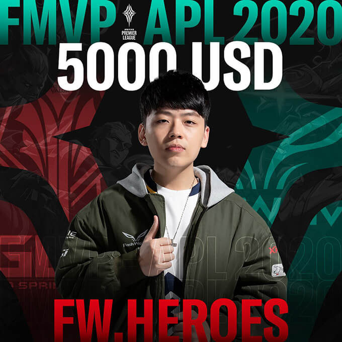 FW.Heroes is APL 2020 FMVP.