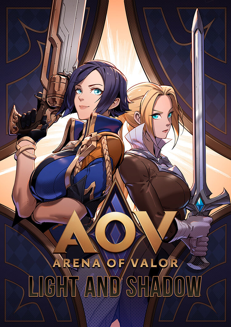 AOV Comic: Light & Shadow Cover