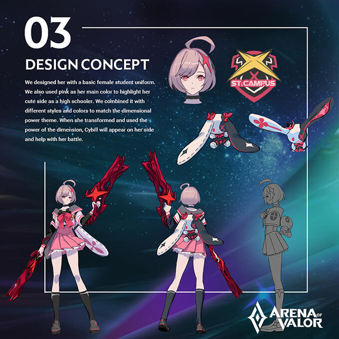 Design Concept: Dimension Breaker Violet