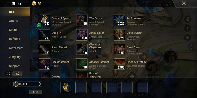 Increased the transparency of the equipment interface to allow players to see what's happening in-game