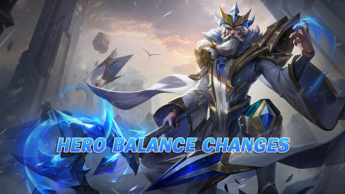 Arena of Valor December 28th 2021 Hero Balance Changes