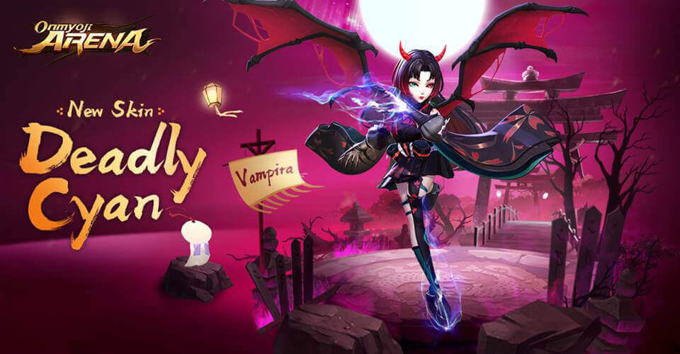 Onmyoji Arena Vampira's new skin Deadly Cyan