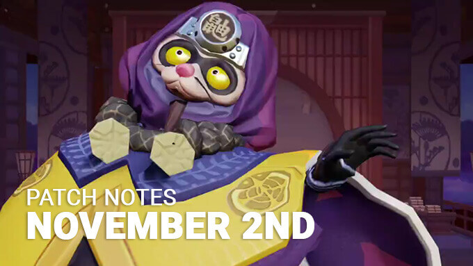 November 2nd Update Patch Notes