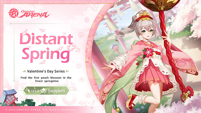 Kusa's Valentine's Day series skin, Distant Spring