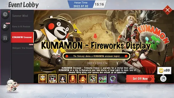 KUMAMON Crossover - Fireworks Display