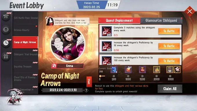 Camp of Night Arrows