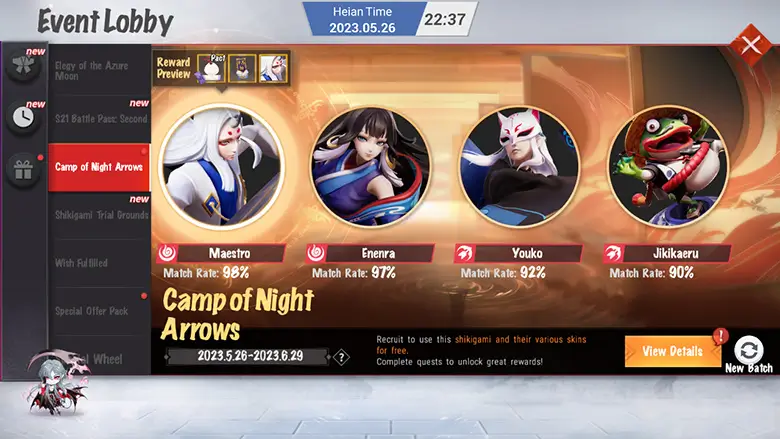 Camp of Night Arrows