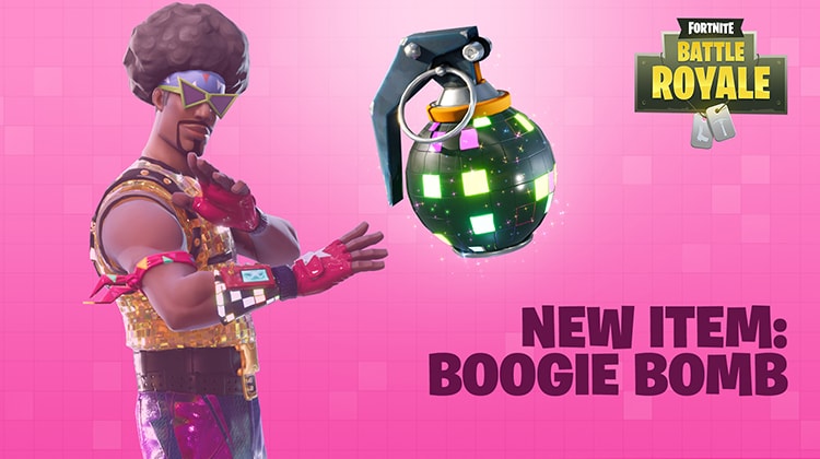 Fortnite Adds New Item Boogie Bomb