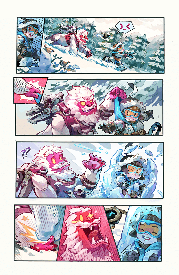 Overwatch Digital Comic: Yeti Hunt - Page 4