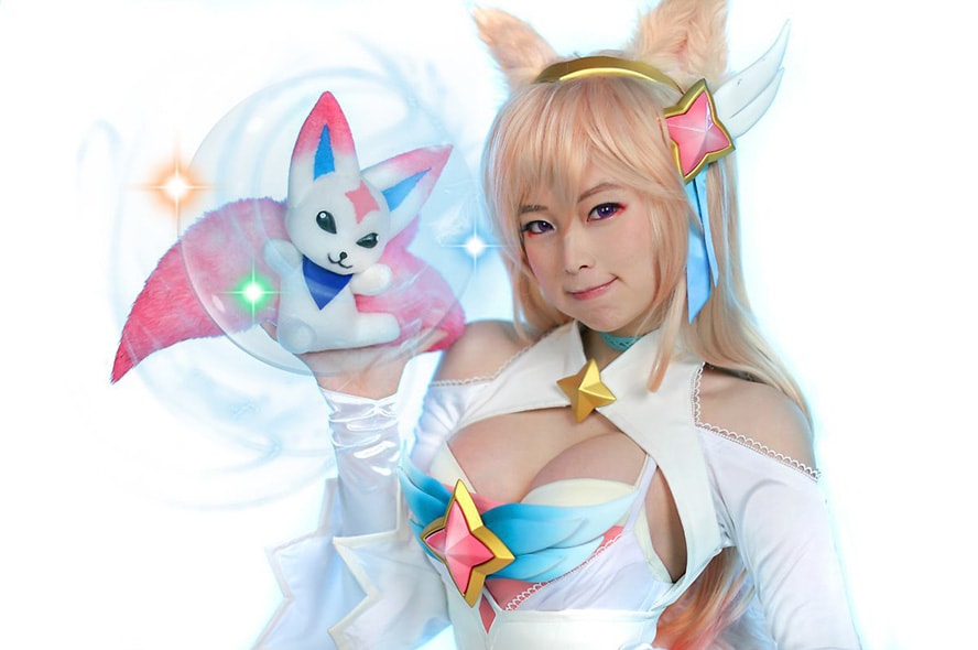 Guardian cosplay star ahri 80cm League