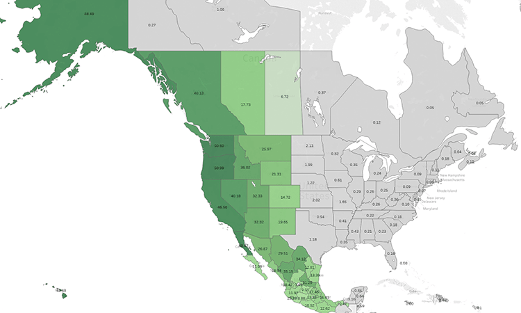 Fortnite Battle Royale average ping improvements for West Coast (US)