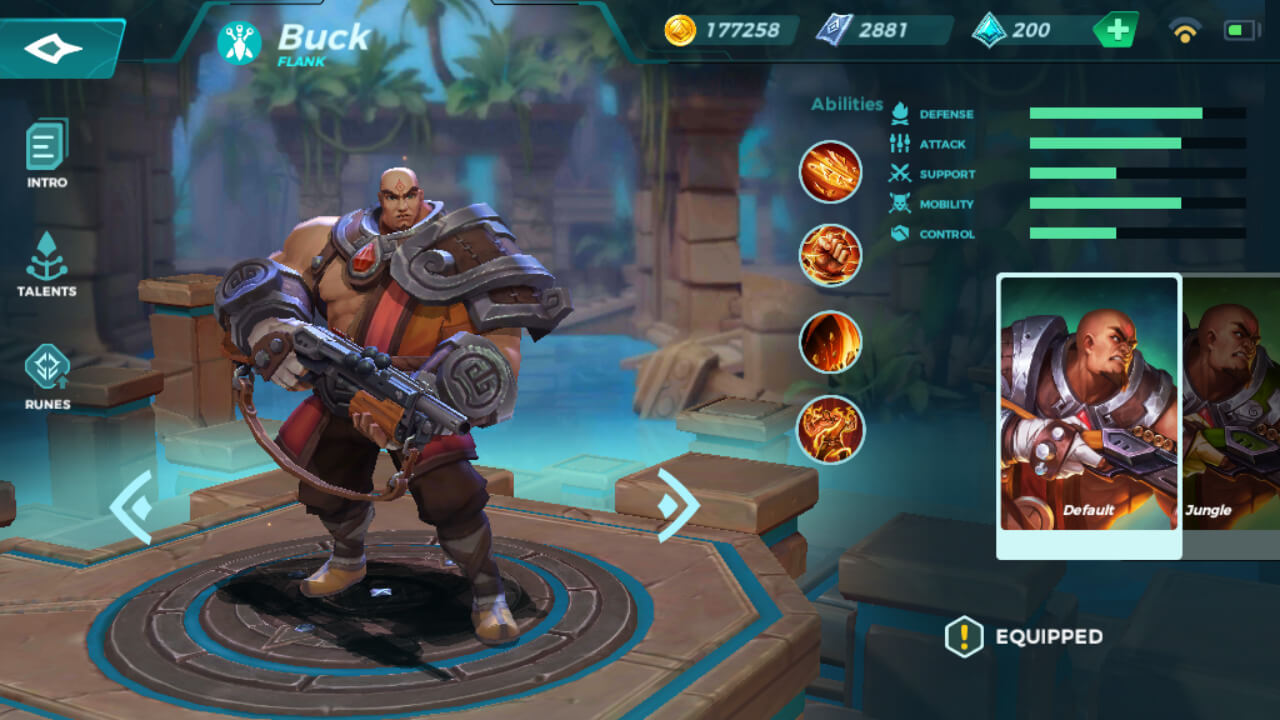 Buck in Paladins Strike