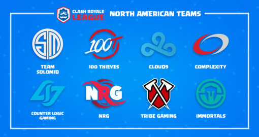 Clash Royale League North American teams 