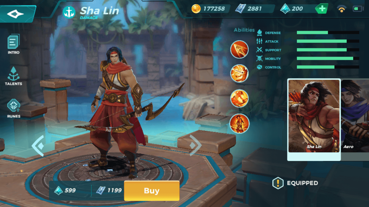 Sha Lin abilities, talents and skins - Paladins Strike Central