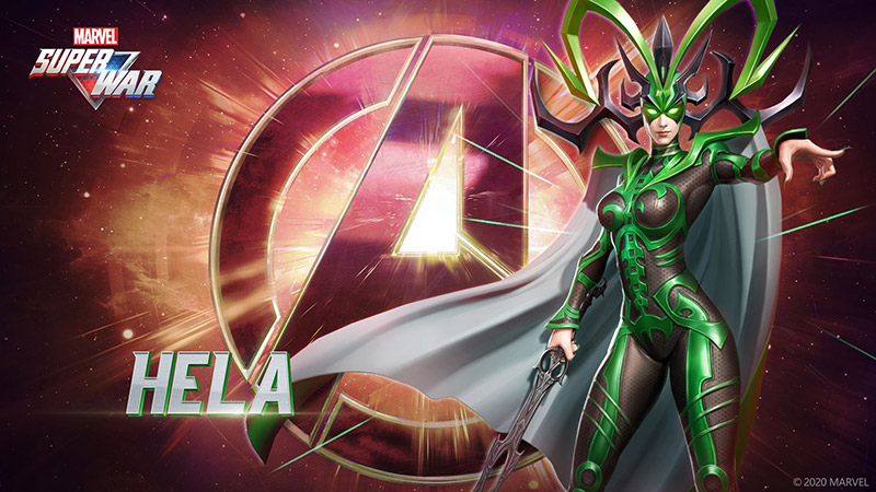 Hela is an energy hero. She can not only unleash and absorb death energy but also summon undead warriors to assist her in battle