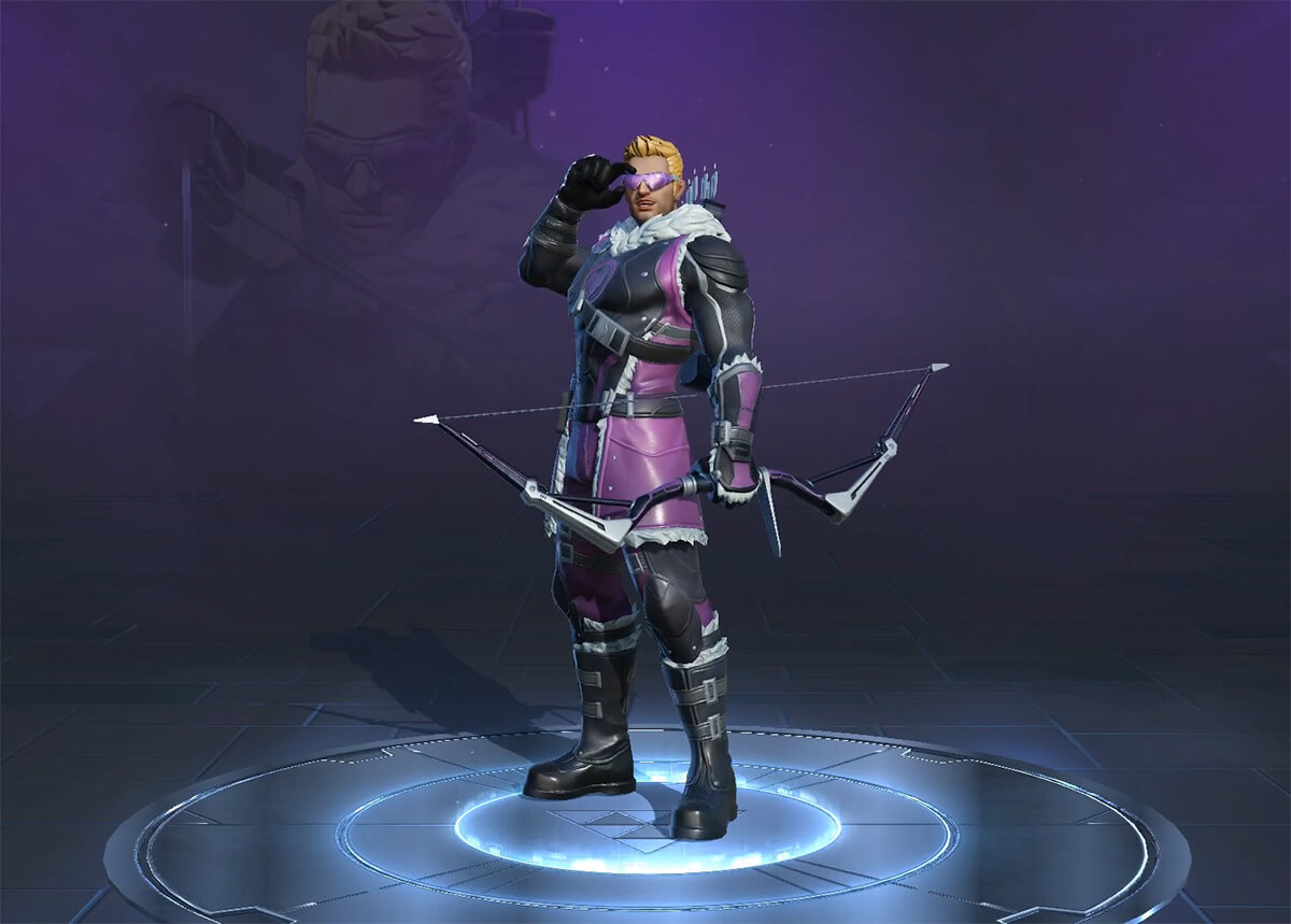 Hawkeye's new epic skin, Frozen Archer, is now available