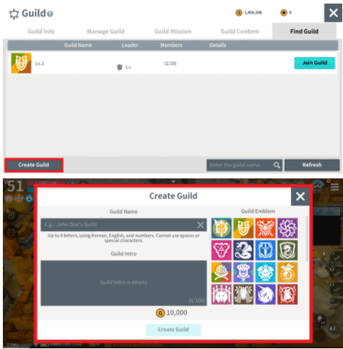 Create Guild