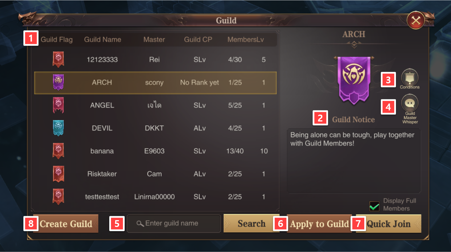 Join a Guild