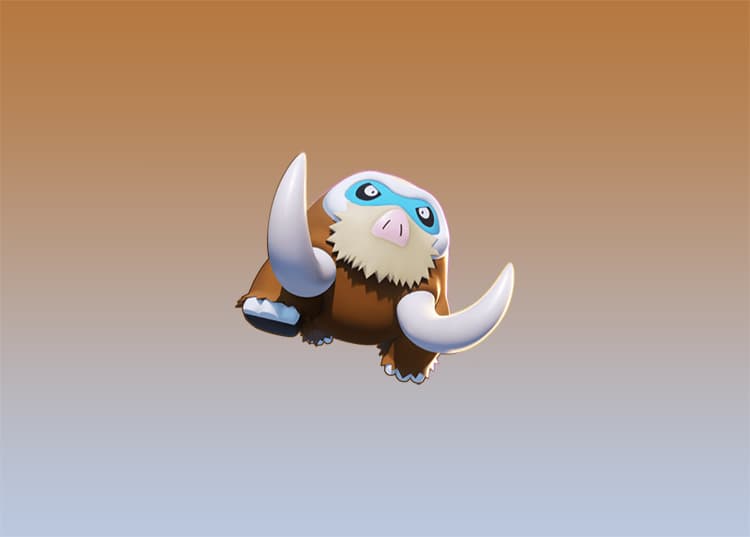 Mamoswine is now available in Pokémon UNITE