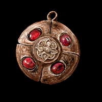 Crimson Amber Medallion