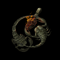 Fire Scorpion Charm