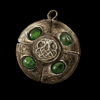 Viridian Amber Medallion