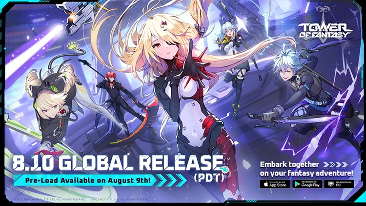 Tower of Fantasy releasing globally on August 10