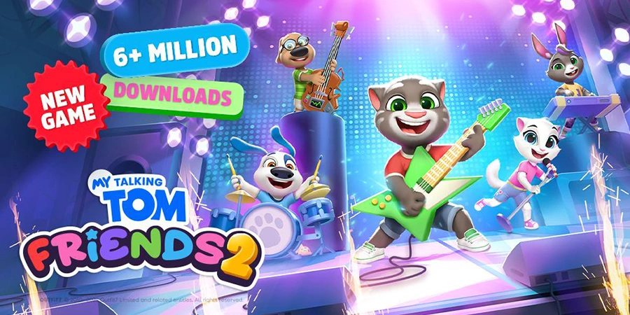 My Talking Tom Friends 2 hits 6M downloads in a week  