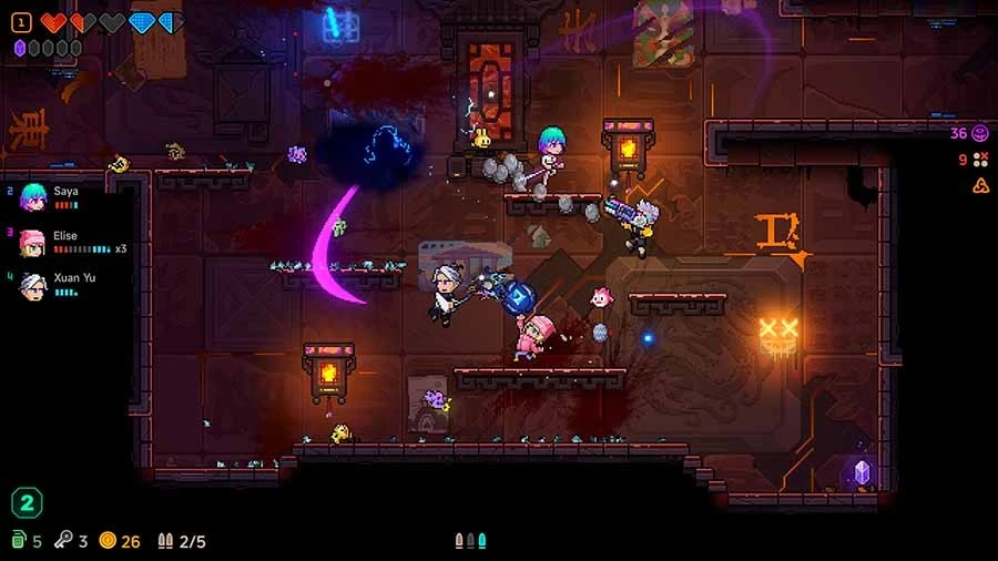 Neon Abyss 2 launches in Early Access on Steam