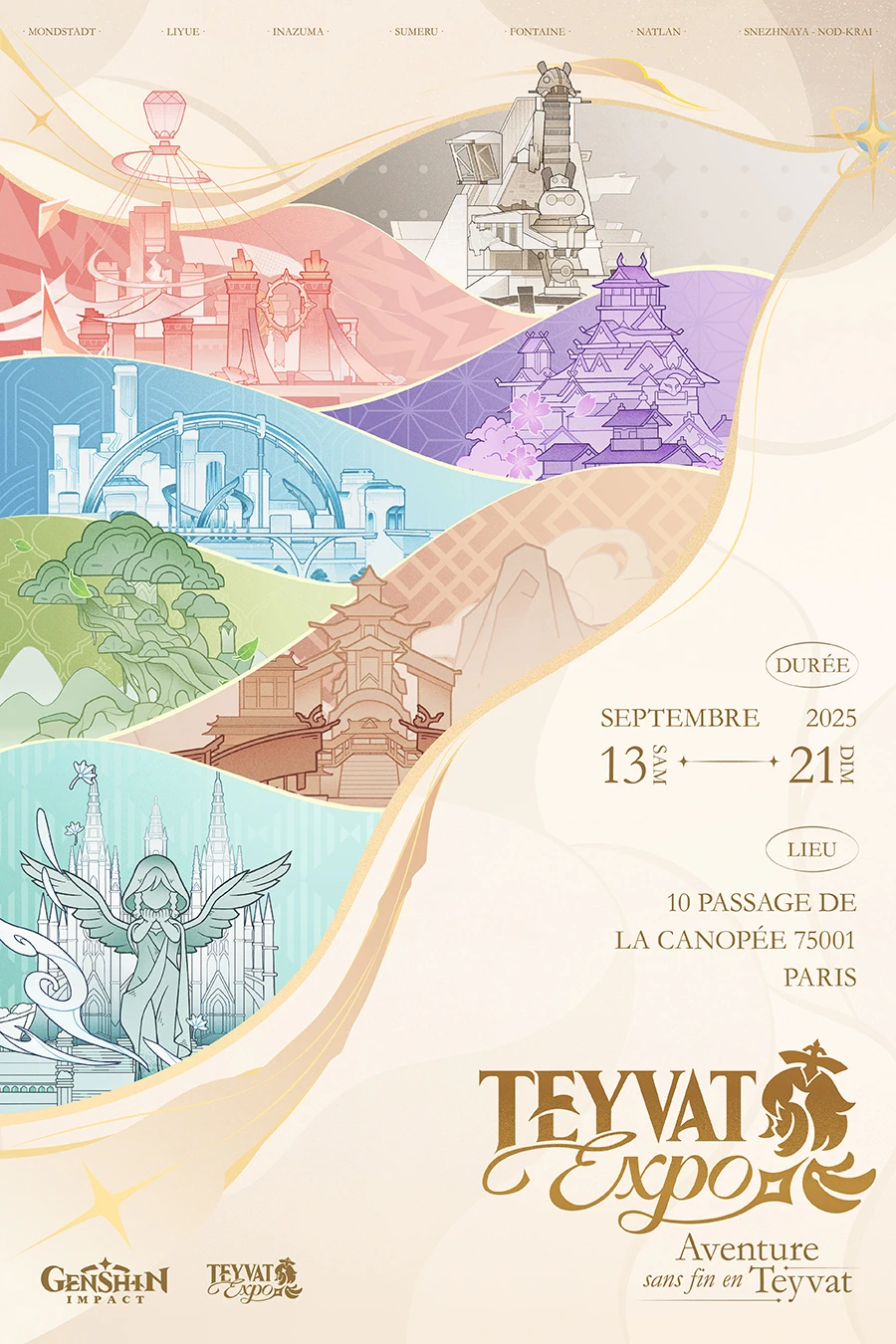 Genshin Impact expo debuts in Paris this September