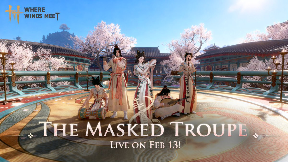 Where Winds Meet 1.3 update launches Feb. 6