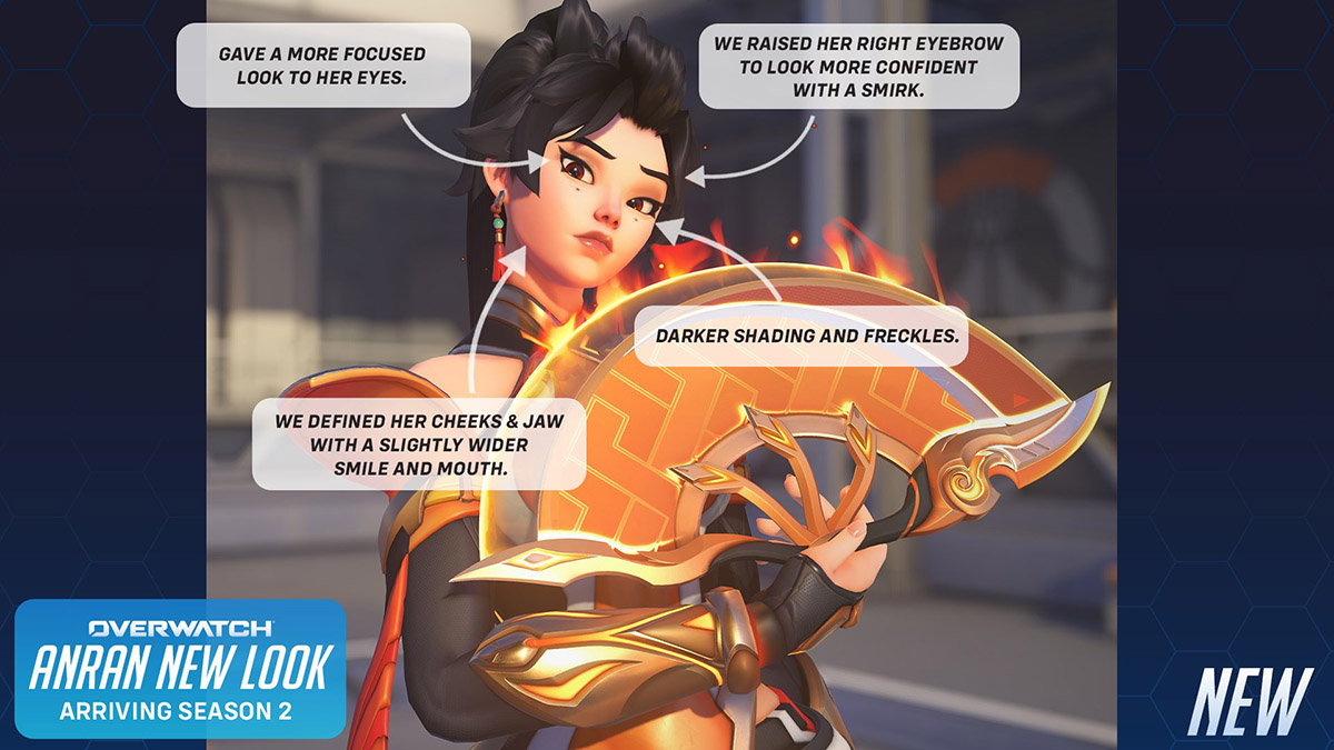 Overwatch revamps Anran's look ahead of Season 2